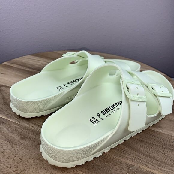 Birkenstock Sz 10 W 8 M EU 41 Arizona Essentials EVA FADED LIME Unisex Sandals - Picture 2 of 12